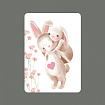 Набор открыток "Влюбленные кролики"
