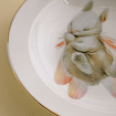 Тарелка глубокая 22,5 см "Летящий крольчонок"