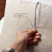 Подушка декоративная "Ласточка с веточкой" (вправо), 45 на 45 см