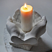Подсвечник для чайных свечей "Свеча в больших ладонях"(белый)