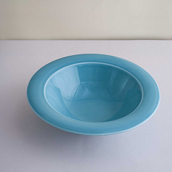 Набор из 5-ти тарелок глубоких Эстет 22 см "Голубой" 