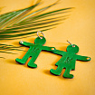 Подарочный набор "Семья" (зеленый/фиолетовый, состав: 2 ключницы Мальчик и Девочка) 